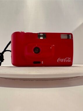 Coca Cola Red Pocket Film Camera with Flash